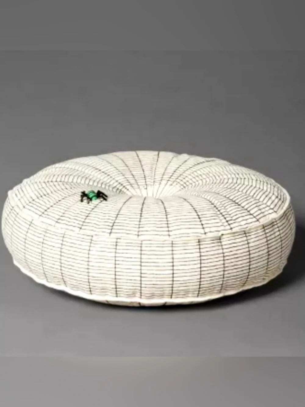 John Derian Threshold 12” Round Tangled Web Throw Pillow